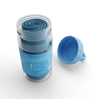 Original FreshTowel™ Bouteille Bleu / Rose / Vert / Orange.