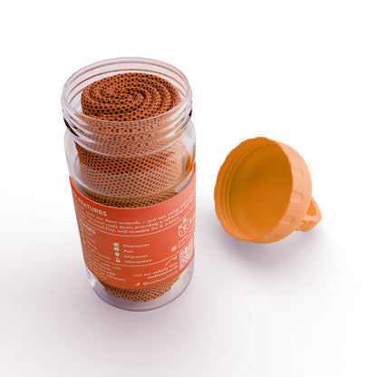Original FreshTowel™ Bouteille Bleu / Rose / Vert / Orange.